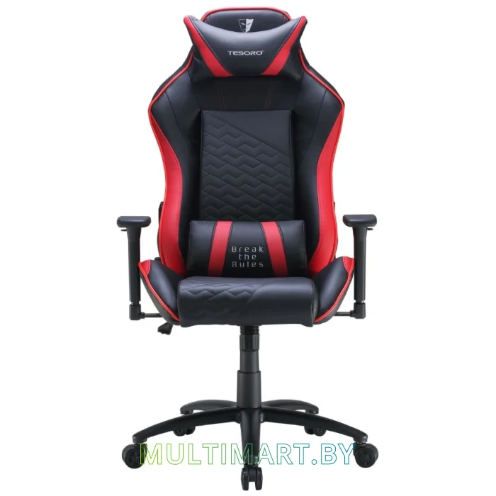 Кресло компьютерное Tesoro Zone Balance F710 (черный/красный)